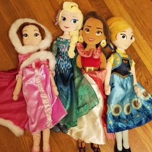 Disney plush dolls